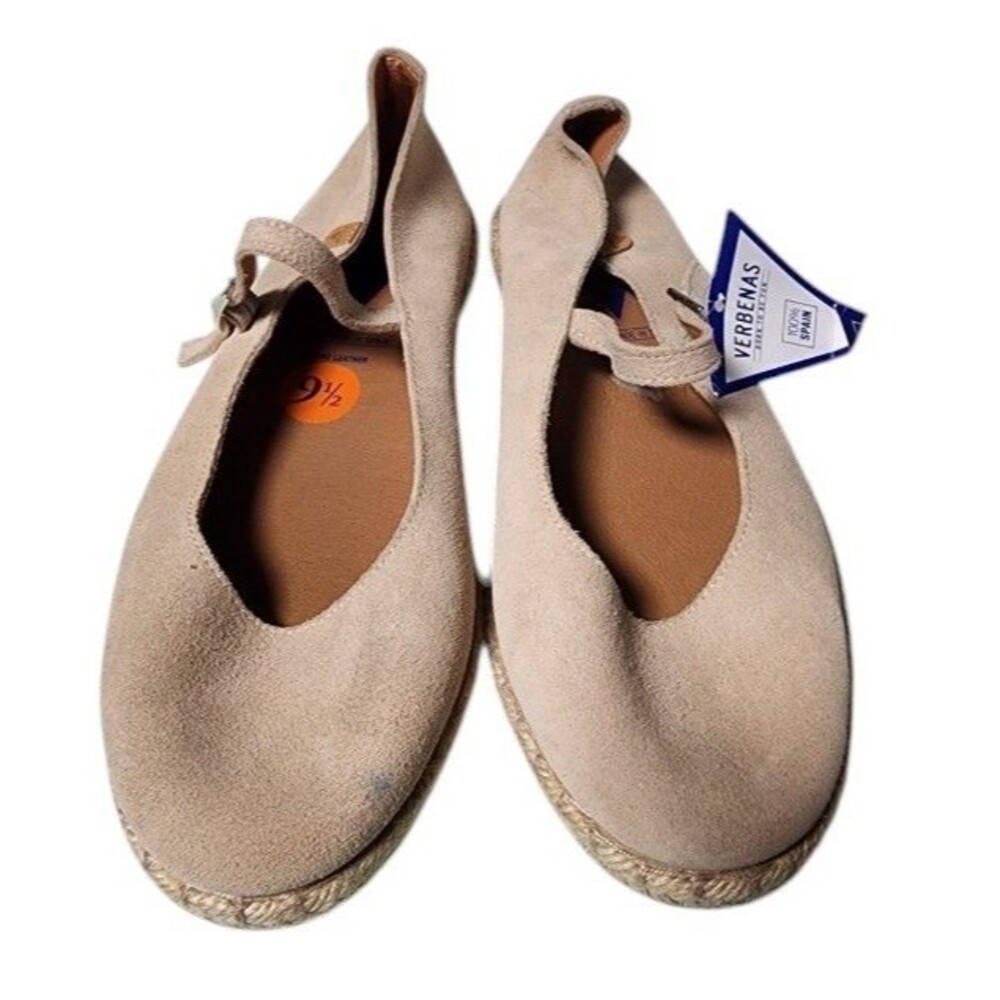 Verbenas Leather Mary Janes NWT Size 9.5 Made in Spain
